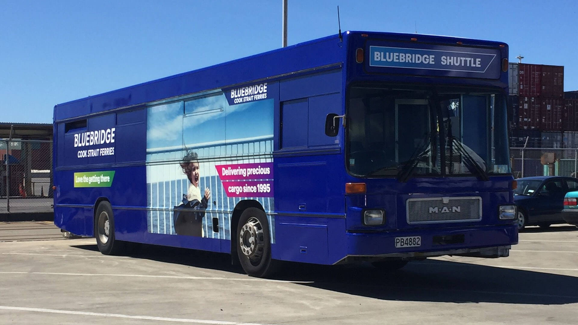 Bluebridge ferry free Picton shuttle bus